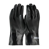 West Chester 58-8120DD ProCoat PVC Dipped Glove with Interlock Liner and Sandy Finish - 10"