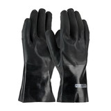 West Chester 58-8130DD ProCoat PVC Dipped Glove with Interlock Liner and Sandy Finish - 12"