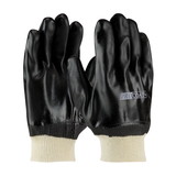 West Chester 58-8215DD ProCoat PVC Dipped Glove with Jersey Liner and Sandy Finish - Knitwrist