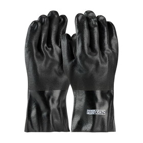 West Chester 58-8230DD ProCoat PVC Dipped Glove with Jersey Liner and Sandy Finish - 12&quot;