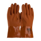 West Chester 58-8650 PermFlex Cold Resistant PVC Glove with Seamless Liner and Rough Coating - 10"