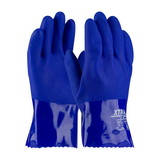 West Chester 58-8655 XtraTuff Oil Resistant PVC Glove with Seamless Liner and Rough Coating - 10"