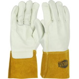 West Chester 6010 Ironcat Premium Top Grain Cowhide Leather Mig Welder's  Glove with Kevlar Stitching - Leather Gauntlet Cuff