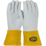 West Chester 6130 Ironcat Premium Top Grain Deerskin Leather Tig Glove with  Kevlar Stitching- Split Leather Gauntlet Cuff