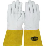 West Chester 6141 Ironcat Premium Top Grain Kidskin Leather Tig Glove with  Kevlar Stitching- Split Leather Gauntlet Cuff