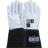 PIP 6147 Ironcat AR Premium Kidskin Leather TIG Welder's Glove with Aramid Lining and DuPont Kevlar Stitching - Gauntlet Cuff