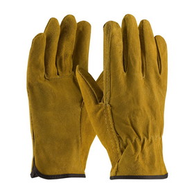 PIP 69-138 PIP Regular Grade Split Cowhide Leather Drivers Glove - Straight Thumb
