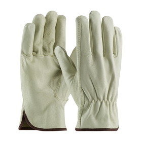 PIP 70-361 PIP Economy Grade Top Grain Pigskin Leather Drivers Glove - Keystone Thumb