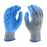 West Chester 700SLCE PIP Seamless Knit Polyester Glove with Latex Coated Crinkle Grip on Palm & Fingers - Regular Grade