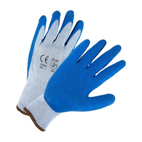 PIP 700SLC PosiGrip Seamless Knit Polyester Glove with Latex Coated Crinkle Grip on Palm &amp; Fingers - Regular Grade