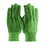 West Chester 710KGRPD PIP Hi-Vis Premium Grade Cotton Canvas Glove with PVC Dotted Grip on Palm, Thumb and Index Finger - 10 oz., Price/Dozen