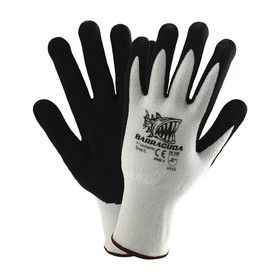 West Chester 713HGWFN Barracuda Seamless Knit HPPE Blended Glove with Nitrile Coated Foam Grip on Palm &amp; Fingers