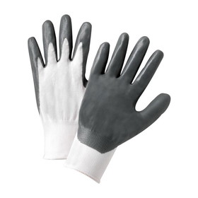 PIP 713SNC PosiGrip Seamless Knit Polyester Glove with Nitrile Coated Smooth Grip on Palm &amp; Fingers