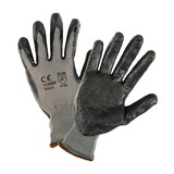 West Chester 713SNF PosiGrip Seamless Knit Polyester Glove with Nitrile Coated Foam Grip on Palm & Fingers