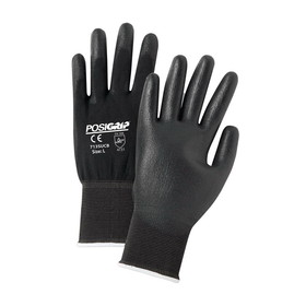 PIP 713SUCB PosiGrip Seamless Knit Nylon Glove with Polyurethane Coated Flat Grip on Palm &amp; Fingers