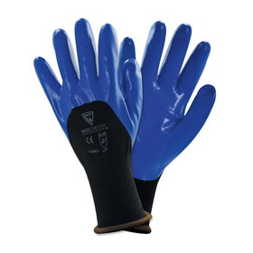PIP 715SNC Seamless Nylon Glove with Smooth Nitrile Coated Palm, Fingers &amp; Knuckles