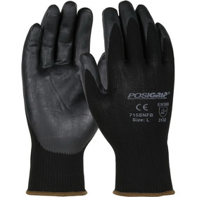PIP 715SNFB PosiGrip Seamless Knit Nylon Glove with Nitrile Coated Foam Grip on Palm &amp; Fingers