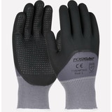 West Chester 715SNFTKD PosiGrip Seamless Knit Nylon Glove with Nitrile Coated Foam Grip on Palm, Fingers & Knuckles - Micro Dot Palm