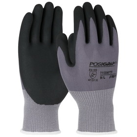PIP 715SNFTP PosiGrip Seamless Knit Nylon Glove with Nitrile Coated Foam Grip on Palm &amp; Fingers