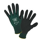 West Chester 718HNFR Barracuda Seamless Knit HPPE Blended Glove with Nitrile Coated Foam Grip on Palm & Fingers