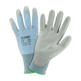 West Chester 718HSPU PosiGrip Seamless Knit HPPE Blended Glove with Polyurethane Coated Flat Grip on Palm & Fingers