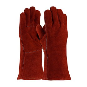 PIP 73-7015A PIP Split Cowhide Leather Welder's Glove with Cotton Liner