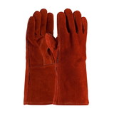 West Chester 73-7015 Red Viper Select Shoulder Split Cowhide Leather Welder's Glove with Cotton Lining