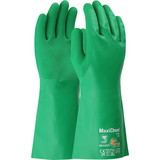 PIP 76-830 MaxiChem Nitrile Blend Coated Glove with Nylon / Elastane Liner and Non-Slip Grip on Palm & Fingers - 14