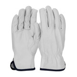 West Chester 77-3600 PIP Top Grain Goatskin Leather Drivers Glove with White Cotton Lining - Keystone Thumb