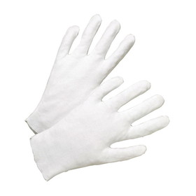 PIP 805 Heavy Weight Cotton Lisle Inspection Glove with Unhemmed Cuff