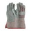 PIP 85-7612S PIP Industry Grade Split Cowhide Leather Palm Glove with Fabric Back - Starched Gauntlet Cuff, Price/Dozen
