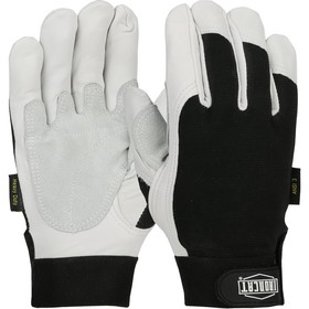 West Chester 86552 Ironcat Top Grain Goatskin Leather Palm Glove with Kevlar Cut Lining and Spandex Back