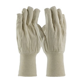 PIP 90-908-5KW PIP Premium Grade Cotton Canvas Single Palm Glove - Extended Knit Wrist