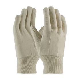 PIP 90-908CI PIP Economy Grade Cotton/Polyester Canvas Single Palm Glove - Knit Wrist - Ladies