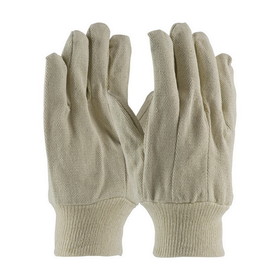 PIP 90-910I PIP Economy Grade Cotton/Polyester Canvas Single Palm Glove - Knit Wrist