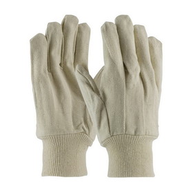 PIP 90-912I PIP Economy Grade Cotton/Polyester Canvas Single Palm Glove - Knit Wrist