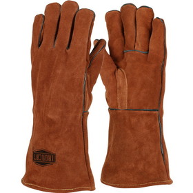 PIP 9020-LHO Ironcat Premium Select Shoulder Split Cowhide Leather Welder's Glove with Cotton Liner and Kevlar Stitching-Left Hand Only