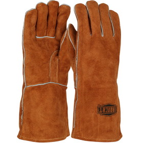 West Chester 9020 Ironcat Premium Select Shoulder Split Cowhide Leather Welder's Glove with Cotton Liner and Kevlar Stitching