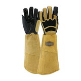 West Chester 9070 Ironcat Premium Top Grain Goatskin Welder's Glove with Split Cowhide and Climax Aerogel - Kevlar Stitched