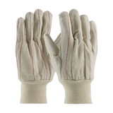 West Chester 92-918 PIP Cotton Canvas Double Palm Glove with Nap-In Finish - Knit Wrist