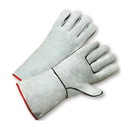 West Chester 930K Ironcat Split Cowhide Leather Welder's Glove with Cotton Liner - Aramid Stitched