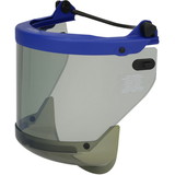 PIP 9400-55512 Premium AF Coated High Transparency Arc Shield - 12 Cal/cm2 with Universal Mounts for Full Brim Hard Hat