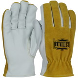 PIP 9444 Ironcat Premium Grade Top Grain Leather Drivers Glove with Split Cowhide Back and Para-Aramid Lining - Keystone Thumb