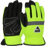 West Chester 96551 PIP Pro Series Synthetic Leather Palm with Hi-Vis Spandex Back and White Thermal Lining - Waterproof Liner