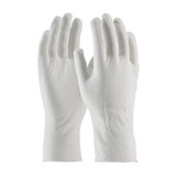 PIP 97-500-12 CleanTeam Premium, Light Weight Cotton Lisle Inspection Glove with Unhemmed Cuff - 12"