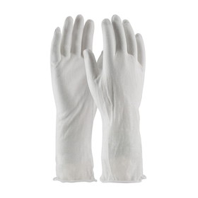 PIP 97-500-14I CleanTeam Economy, Light Weight Cotton Lisle Inspection Glove with Unhemmed Cuff - 14&quot;