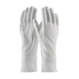 West Chester 97-500-14 CleanTeam Premium, Light Weight Cotton Lisle Inspection Glove with Unhemmed Cuff - 14"