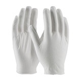 PIP 97-500J CleanTeam Premium, Light Weight Cotton Lisle Inspection Glove with Unhemmed Cuff - Jumbo Size
