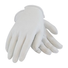 PIP 97-501I CleanTeam Economy, Light Weight Cotton Lisle Inspection Glove with Unhemmed Cuff - Ladies'