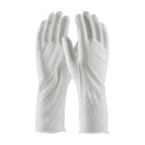 PIP 97-520-14 CleanTeam Medium Weight Cotton Lisle Inspection Glove with Unhemmed Cuff - 14"